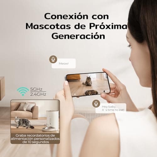 Thumbnail 6 de Distributeur Croquettes Chat 4,5L avec caméra HD