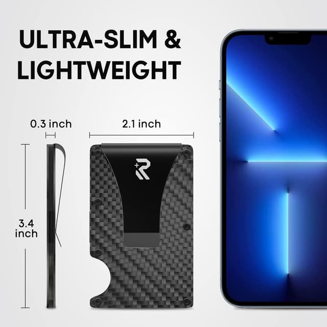 Thumbnail 4 de RealPlus Carbon Fiber Wallet RFID blocker