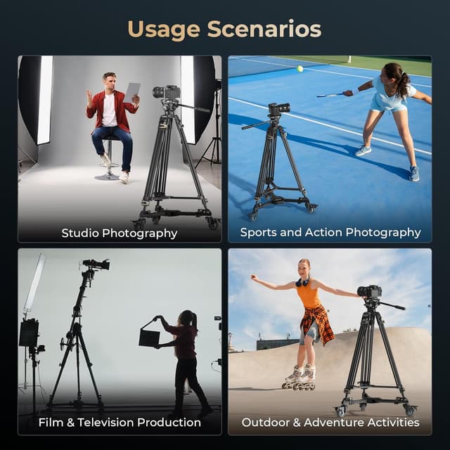 Thumbnail 5 de SMALLRIG 5020 Tripod Dolly 20 kg