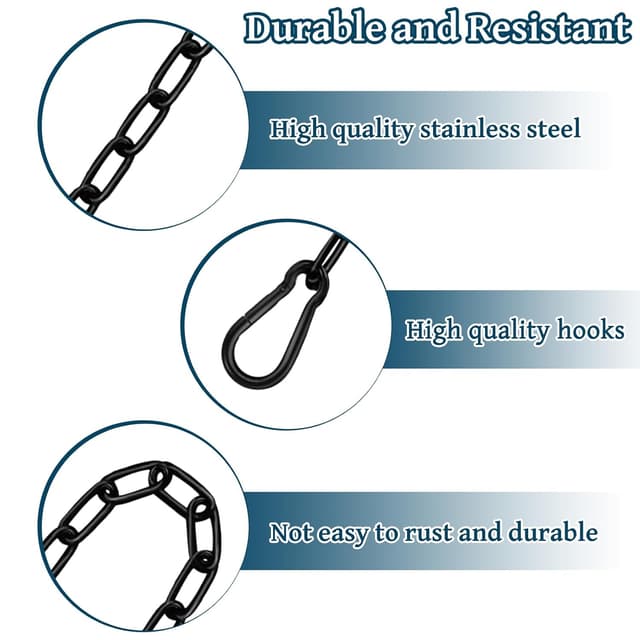 Detalle de NEUSID Edelstahl Kette für Türen 0,5 m