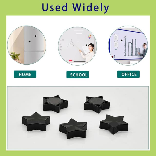 Thumbnail 2 de PYJLBX Imanes Nevera Potentes ⭐ 30 Piezas, Mini y Pizarra