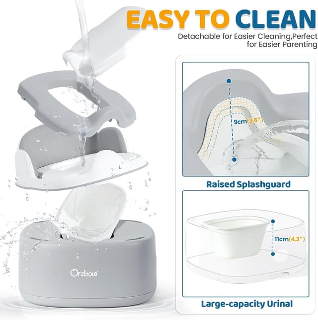 Detalle 2 de Orzbow Orinal 3 en 1 para niños 11 cm