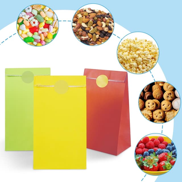 Thumbnail 4 de Papiertüten 50 Stück 18 x 9 x 5,5 cm