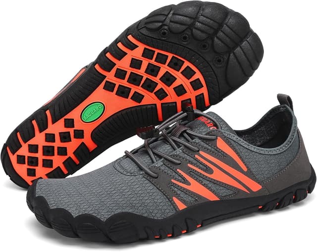 Detalle de SAGUARO Herren Barfußschuhe – leichte, atmungsaktive Badeschuhe mit breiter Zehenbox (Gr. 39–48)