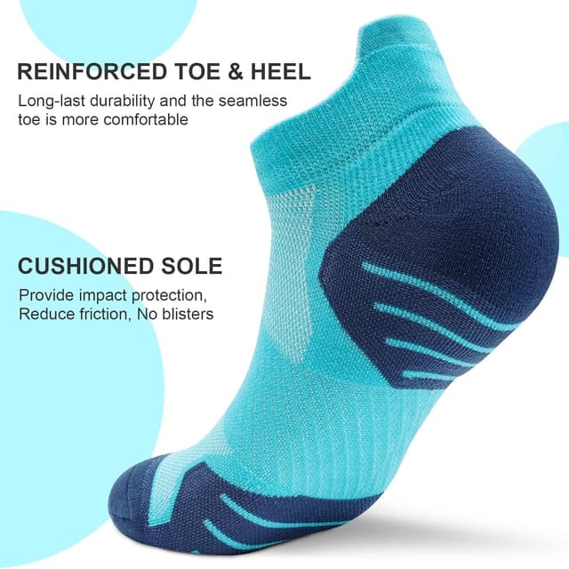 Thumbnail 4 de PAPLUS 6-Pair Ankle Compression Socks for Women