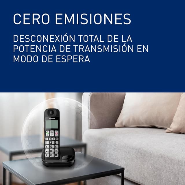 Thumbnail 7 de Panasonic KX-TGE310SPB Teléfono Inalámbrico con Altavoz