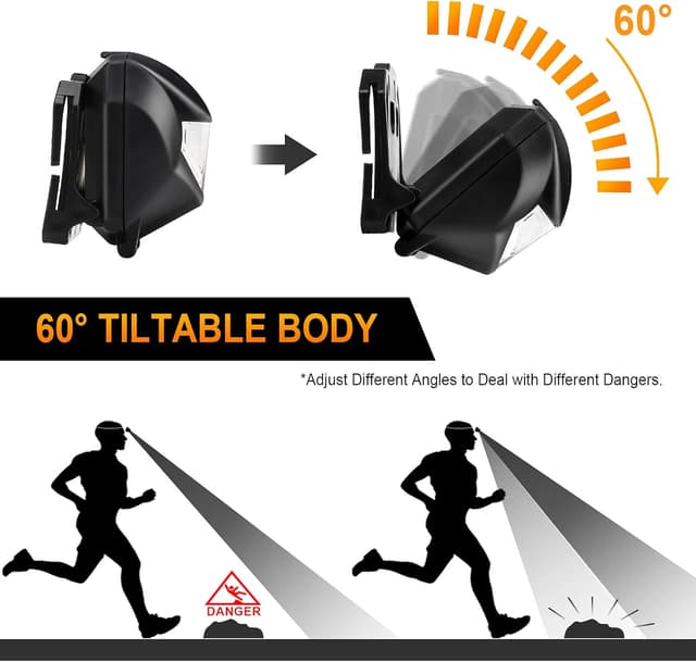 Thumbnail 6 de Detake Kids Head Torch 2-pack LED headlamp