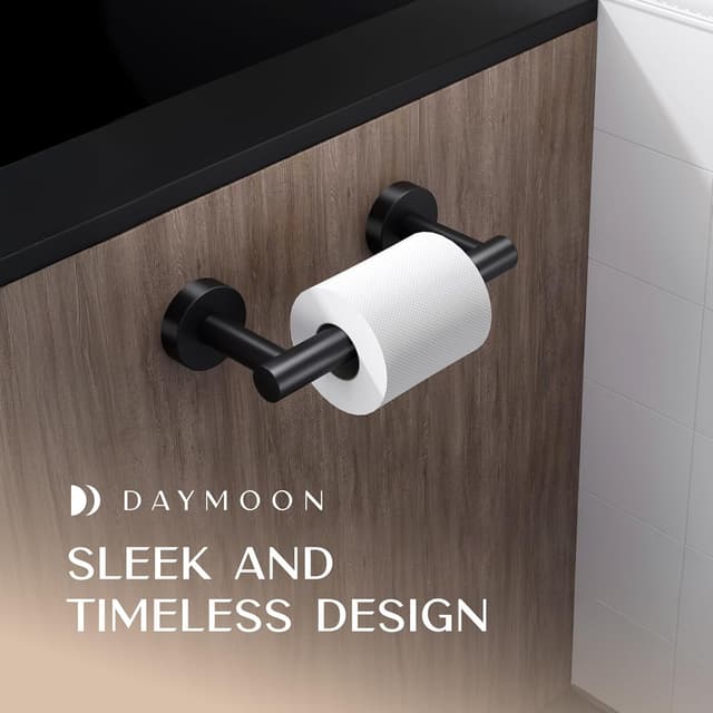Thumbnail 1 de Day Moon Matte Black Toilet Roll Holder