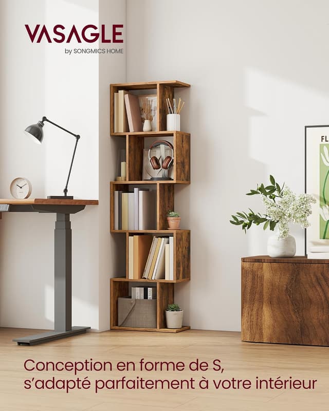 Thumbnail 3 de VASAGLE LBC462K01 Étagère 5 niveaux 159 cm