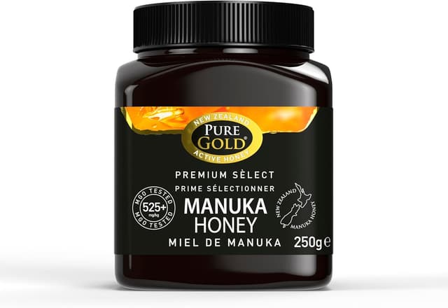 Detalle de Premium Manuka-Honig MGO 525 mg + 250 g – Pure Gold aus Neuseeland