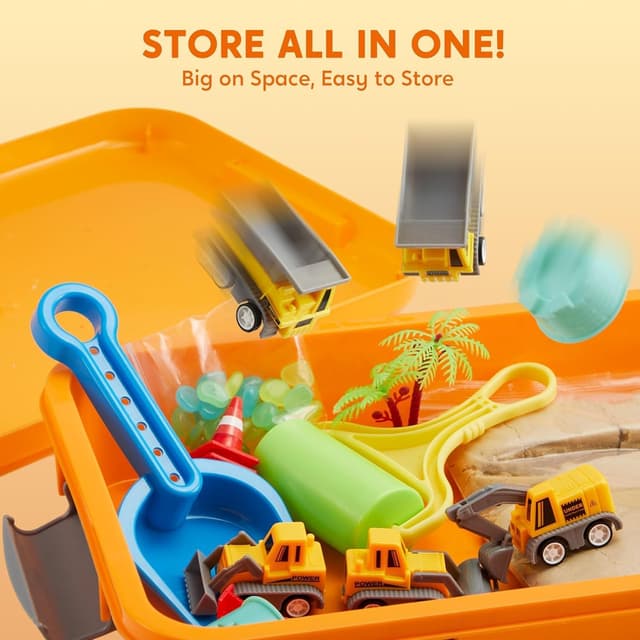 Thumbnail 4 de Klever Kits Construction Sensory Bin with Glow Rocks