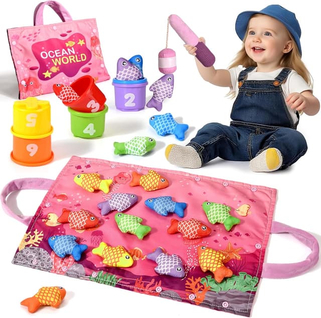 Detalle de Tokiyis Baby Angelspiel ab 12 Monaten, rosa