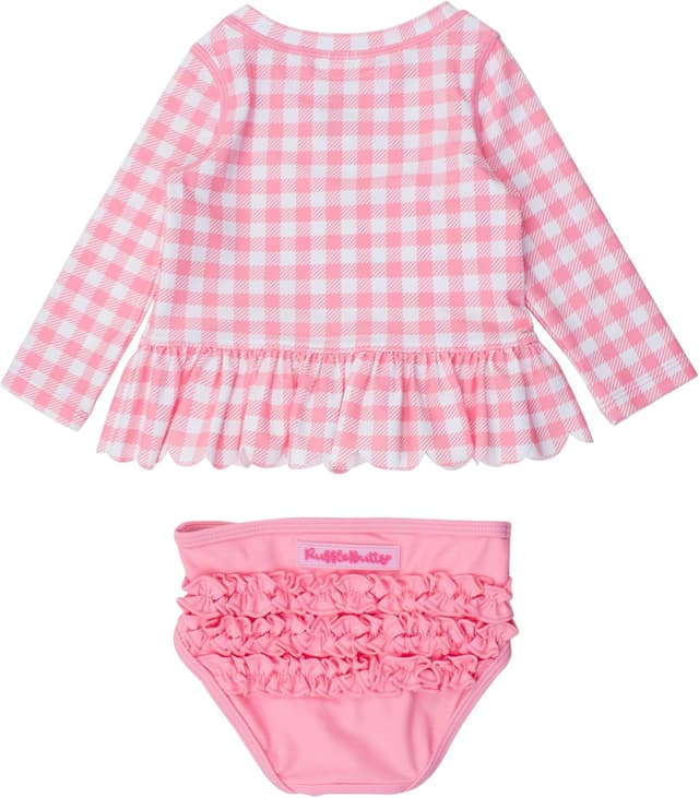 Thumbnail 2 de RuffleButts Rash Guard Bikini UPF 50