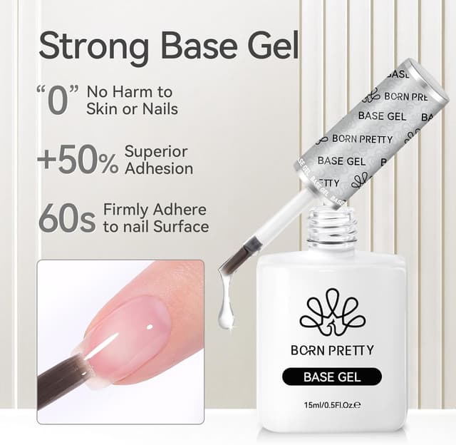 Thumbnail 2 de Born Pretty Base y Top Coat Semipermanente 2x15ML ✨