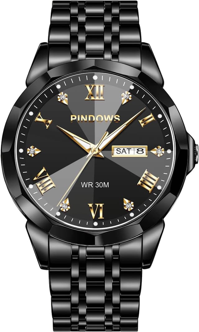 Thumbnail 6 de PINDOWS Quarzuhr mit Datumsanzeige 30 m