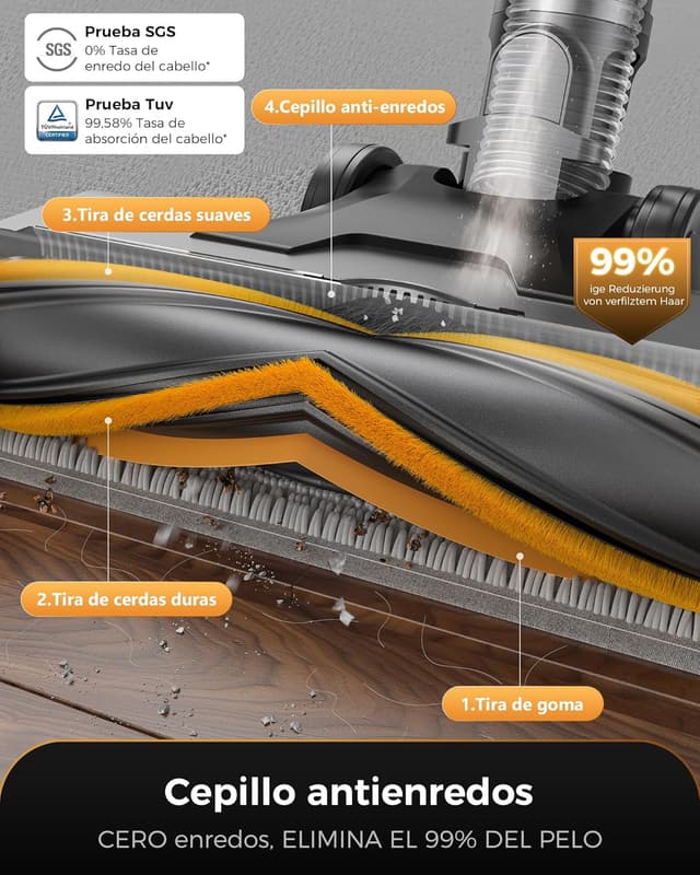 Thumbnail 3 de Proscenic P15🔋 Aspiradora inalámbrica, 580W, 50kPa, 70Min