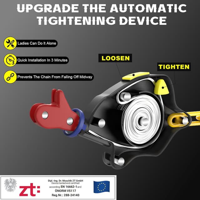 Detalle de HKN140 Snow Chains Set of 2