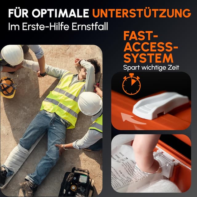 Thumbnail 5 de Erste Hilfe Koffer 91 Teile 🩹