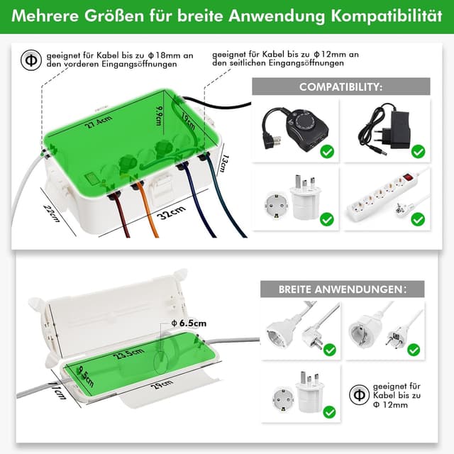 Thumbnail 3 de Restmo Kabelbox 290 mm wasserdicht 🔌