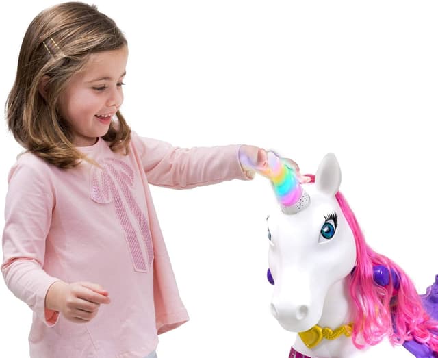 Thumbnail 9 de FEBER My Lovely Unicorn 12V, Mascota Electrónica, Blanco🦄