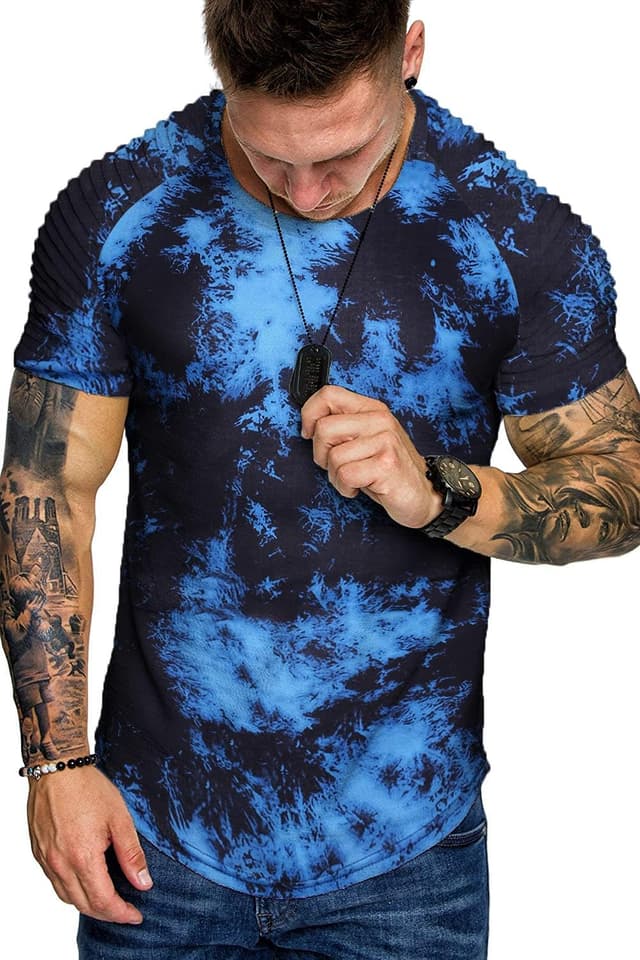 Detalle 2 de COOFANDY polo homme manches courtes à broderie — t-shirt polo léger pour l’été