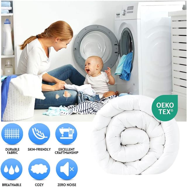 Detalle 2 de EASELAND Queen Size Down Alternative Comforter 88×88