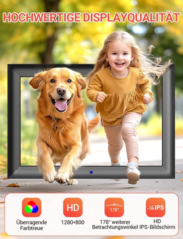 Thumbnail 3 de OBVHNUA Digitaler Bilderrahmen 10,1 Zoll