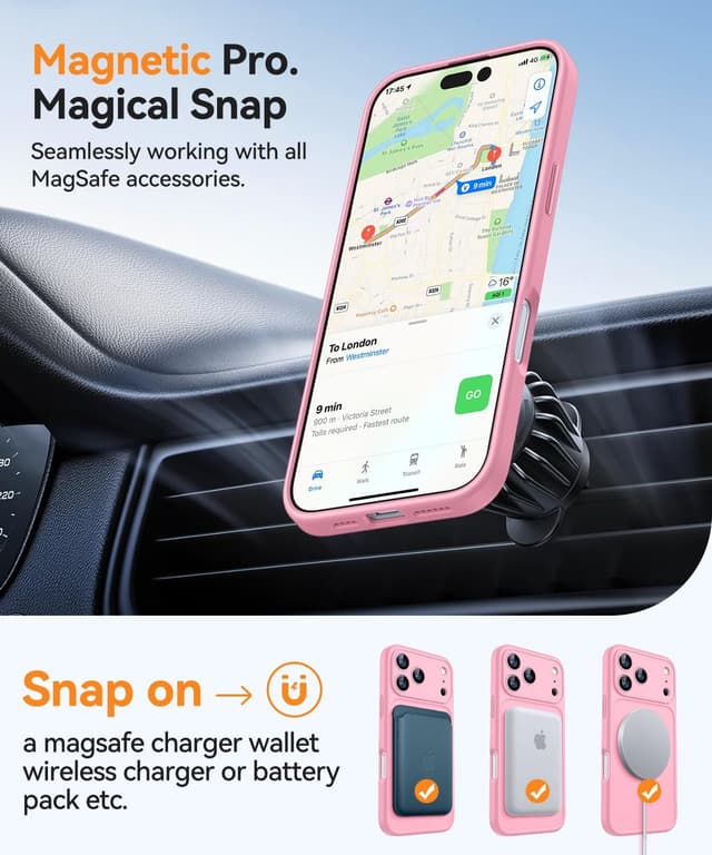 Thumbnail 4 de CANSHN Magnetic iPhone 17 Pro Max Case 6.9