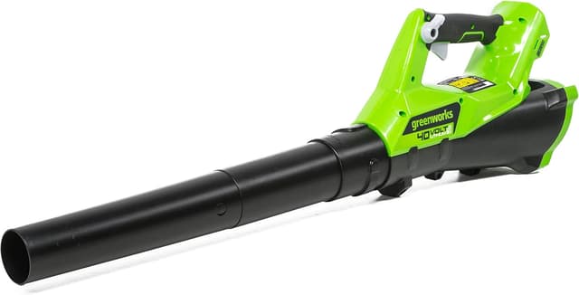 Detalle de Greenworks 40V Soffiatore foglie assiale con Modalità Cruise 177 km/h (solo utensile) G40AB