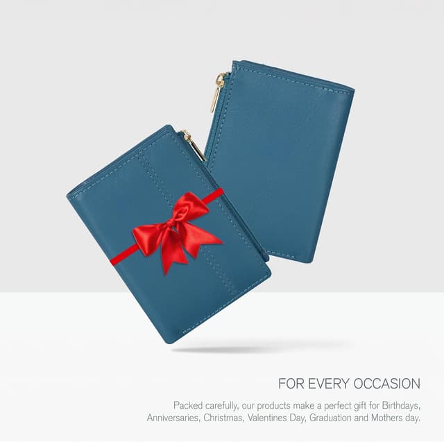 Detalle 2 de Wallet for Women Full Grain Leather 4.2in