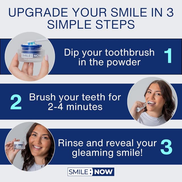 Thumbnail 5 de SMILE:NOW Teeth Whitening Powder 30g