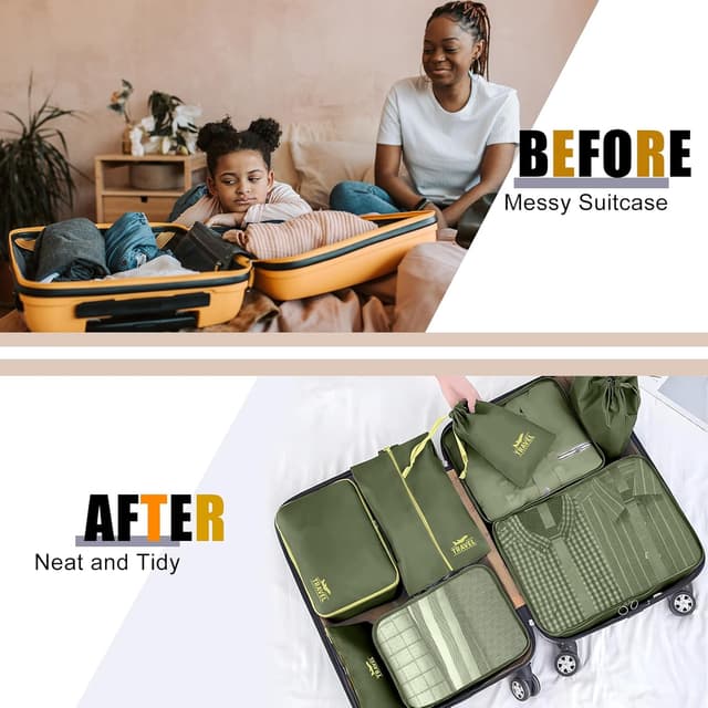 Thumbnail 4 de MOFELON Koffer Organizer 8 Stück