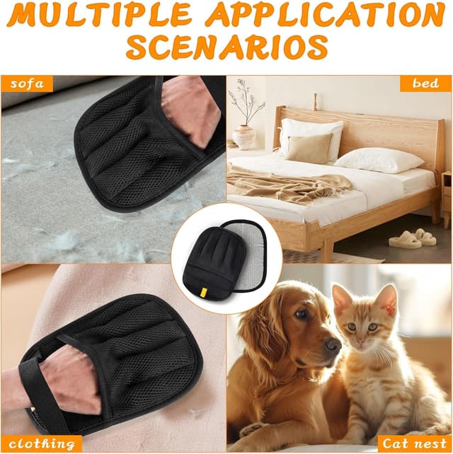 Thumbnail 4 de INQUIRLLY Handschuhe zur Tierhaarentfernung (2 Stück) 🐾