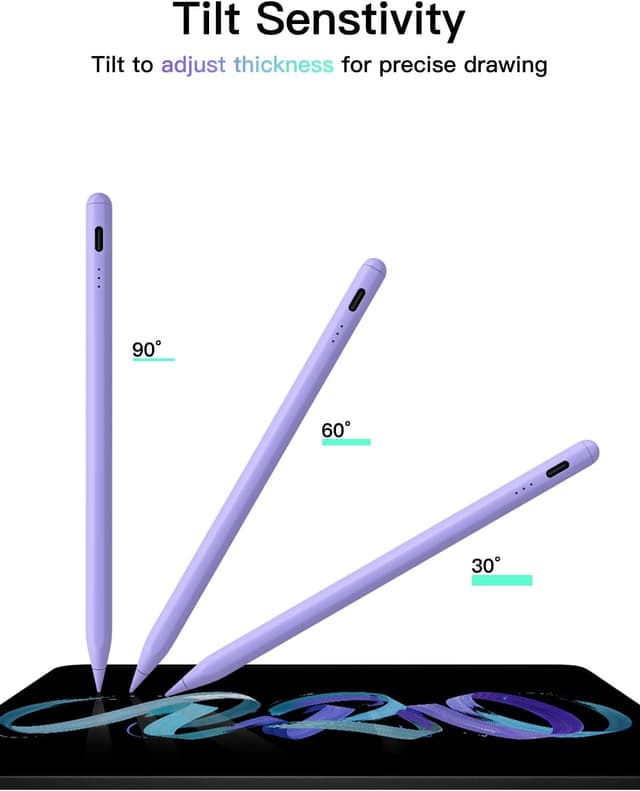 Detalle 2 de KEEPRO Stift für iPad (2018–2026) mit Schnellladefunktion, Palm-Ablehnung & Pencil-Ersatzspitzen