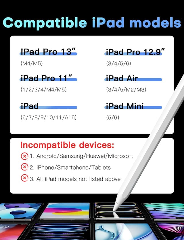 Detalle de MEKO Pencil for iPad 13 minute charging