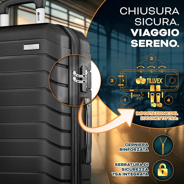 Thumbnail 3 de tillvex Set 4 valigie rigide