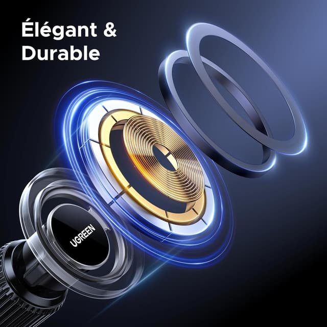 Thumbnail 5 de UGREEN Support Magnétique MagSafe pour iPhone 17 Pro Max (Gris)