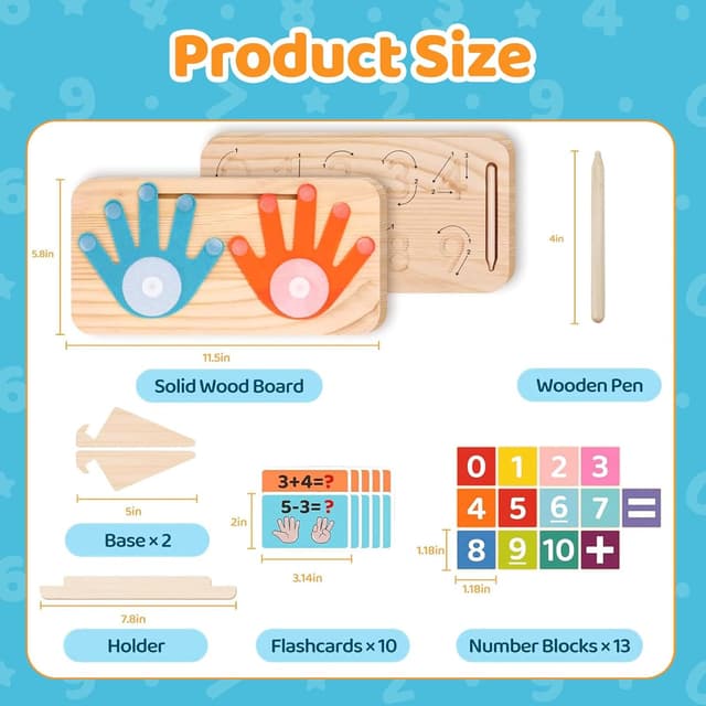 Thumbnail 5 de CVARRISE Juguetes Montessori Matematicas 3-6 años