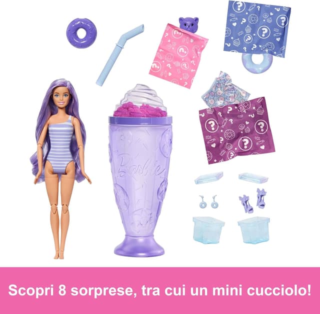 Detalle 2 de Barbie Pop Reveal Dolcetti JFY60, bambola 3+