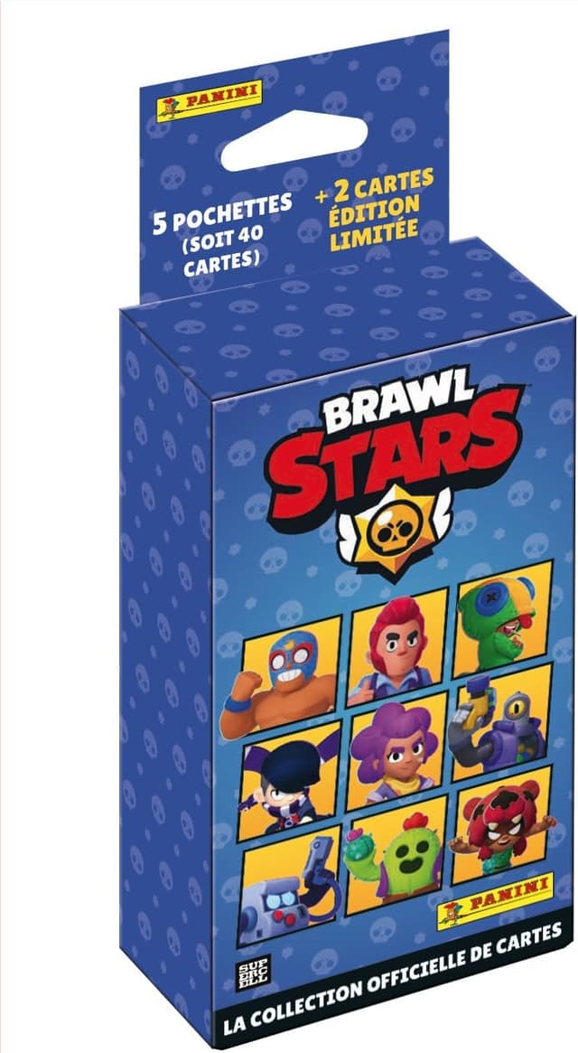 Detalle de Panini Brawl Stars Trading Cards Blister: 5 Hüllen + 2 Limited-Edition-Karten
