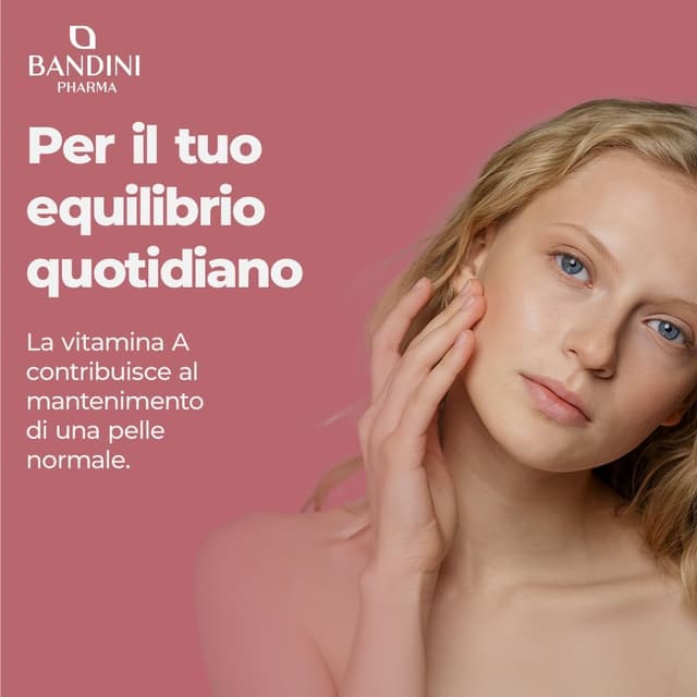 Detalle de Bandini Vitamina A Pura 365 microcompresse vegane (1+ anno) – acetato di retinile, alternativa alle gocce