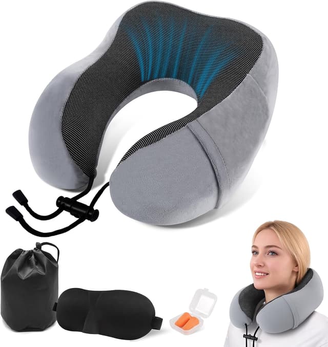 Imagen de ARTREE Almohada de Viaje Ajustable 38% compacta en OfertitasTOP