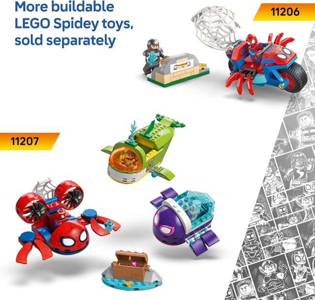 Thumbnail 6 de LEGO Marvel Team Spidey Pirate Ship (11208) with 2 boats and 4 minifigures