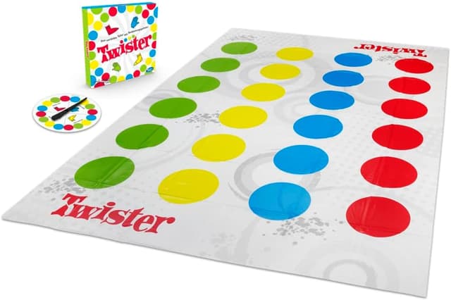 Detalle de Hasbro Gaming Twister Spiel – Partyspiel für Familien & Kinder ab 6 Jahren (deutsche Version)