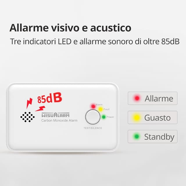 Thumbnail 3 de Rilevatore Monossido di Carbonio 10 Anni