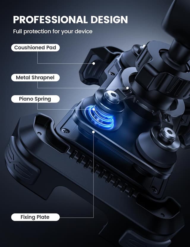 Detalle de Lamicall Motorbike Phone Holder 480° mount