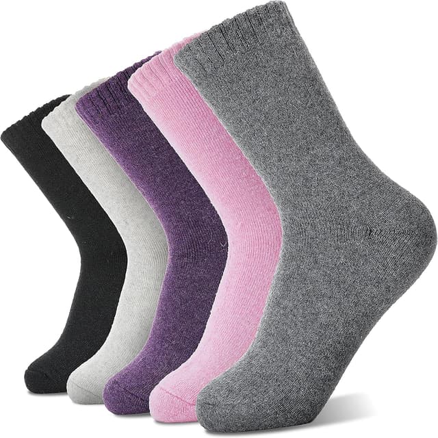 Thumbnail 6 de Sandsuced Womens Merino Wool Thermal Socks 5 pairs