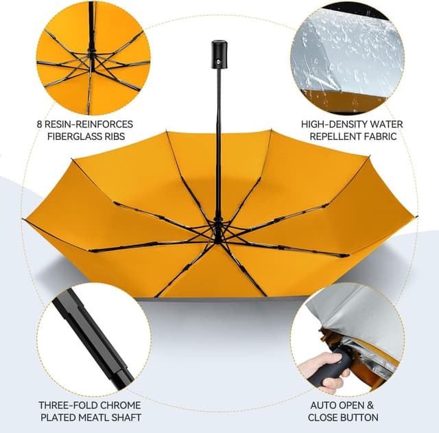 Detalle de TechRise Parapluie compact 104 cm