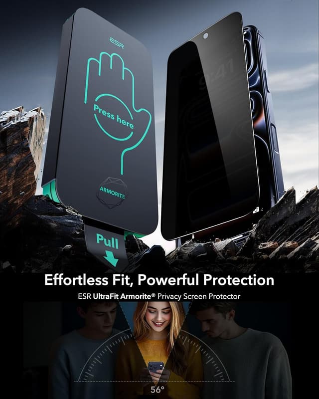 Thumbnail 1 de ESR Armorite Privacy Screen for iPhone 17 Pro Max