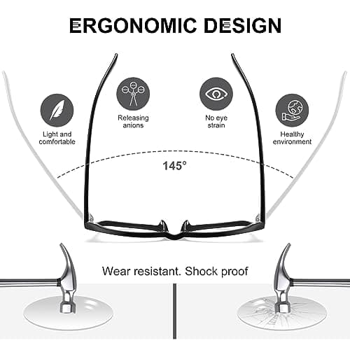 Thumbnail 2 de Ougenni Blue Light Blocking Glasses 3-pack ๐